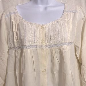 HP🏆Vintage Romantic Maternité nightgown/robe